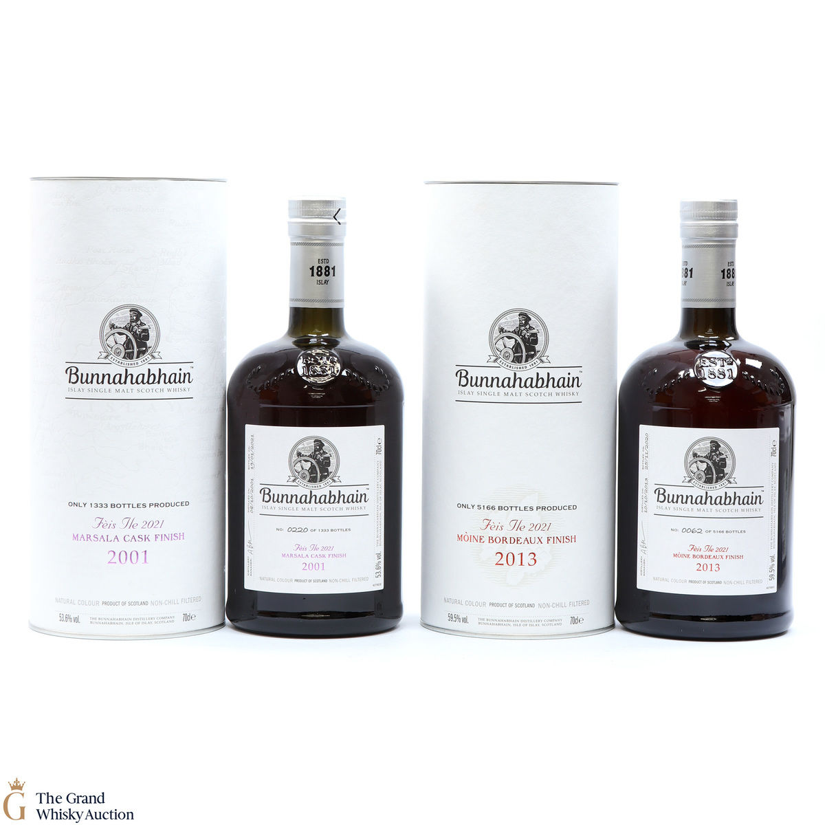 Bunnahabhain - Marsala & Moine Finish - Feis Ile 2021 (2 x 70cl)