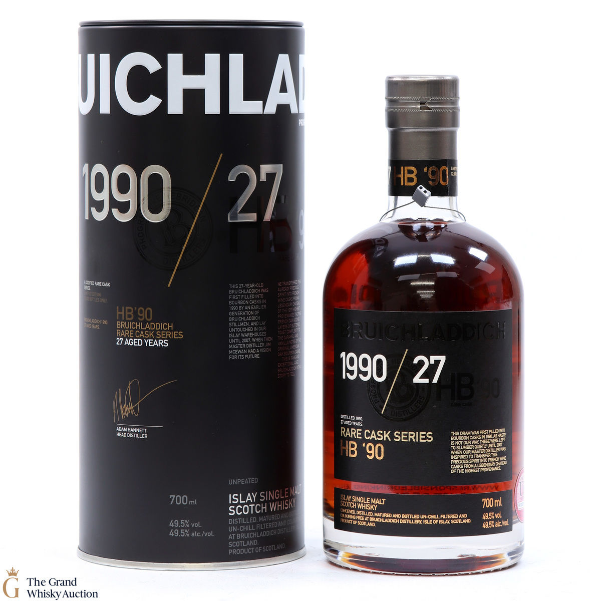 Bruichladdich - 27 Year Old - Rare Cask Series - HB '90
