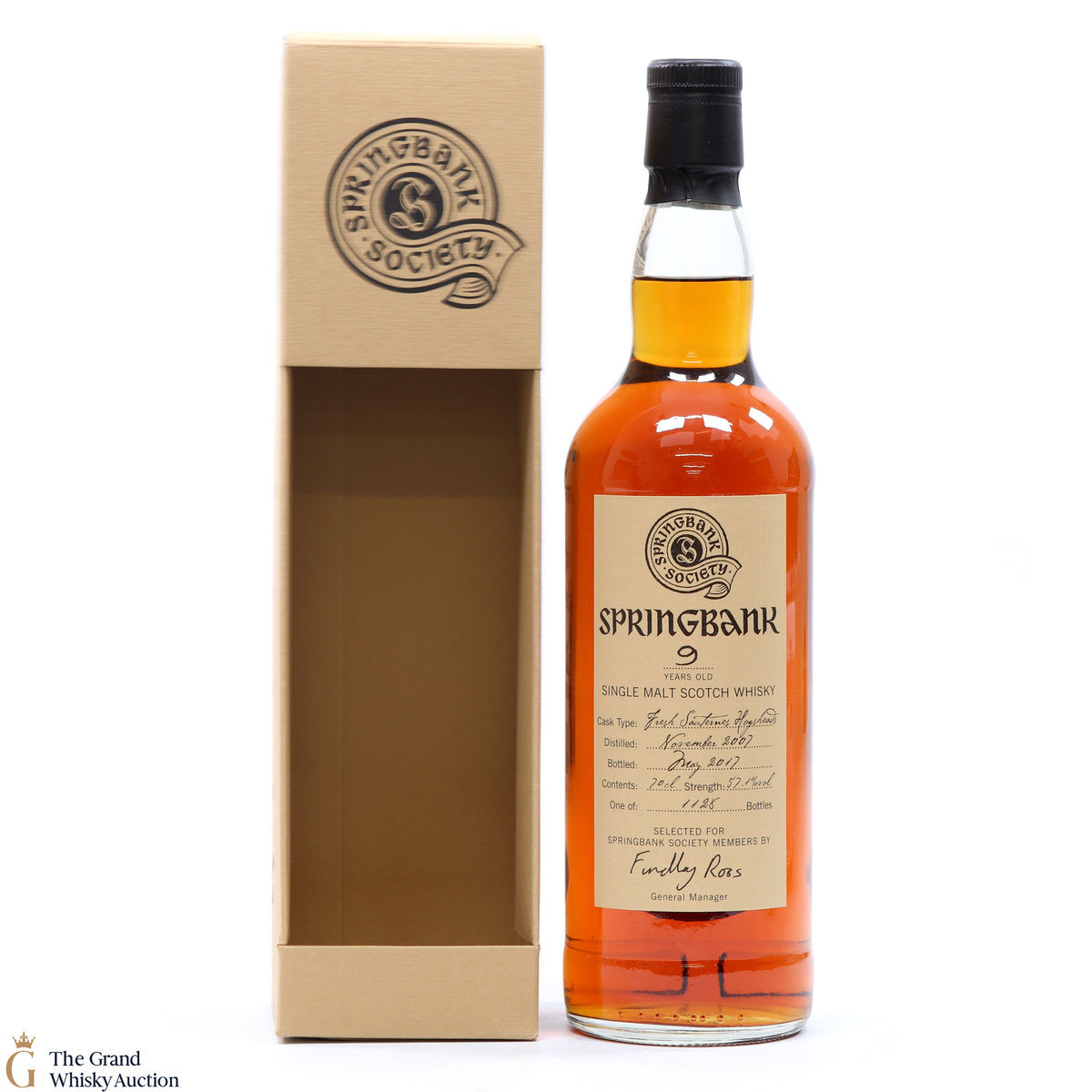 Springbank - 9 Year Old 2007 Fresh Sauternes Hogshead