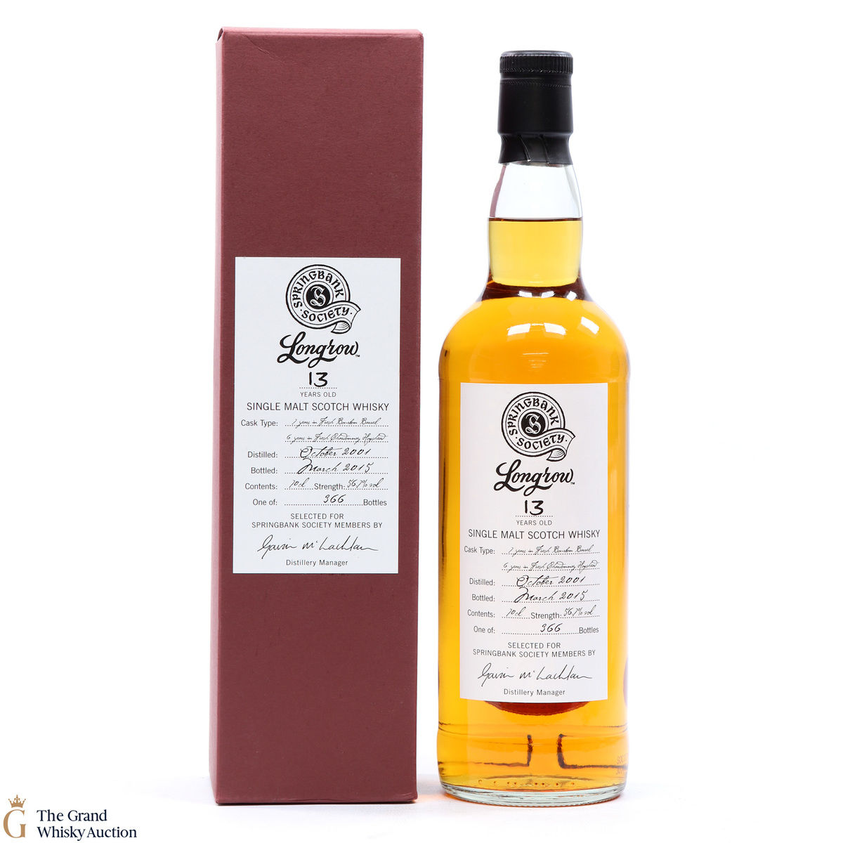 Longrow - 13 Year Old 2001- Springbank Society 2015