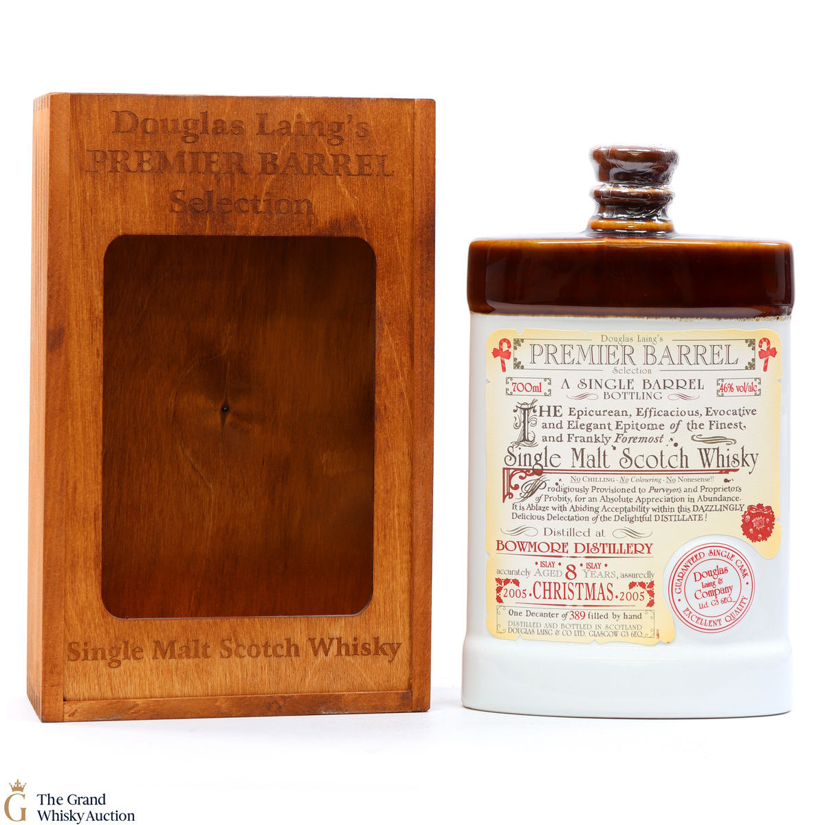 Bowmore - 8 Year Old Christmas Premier Barrel - Douglas Laing