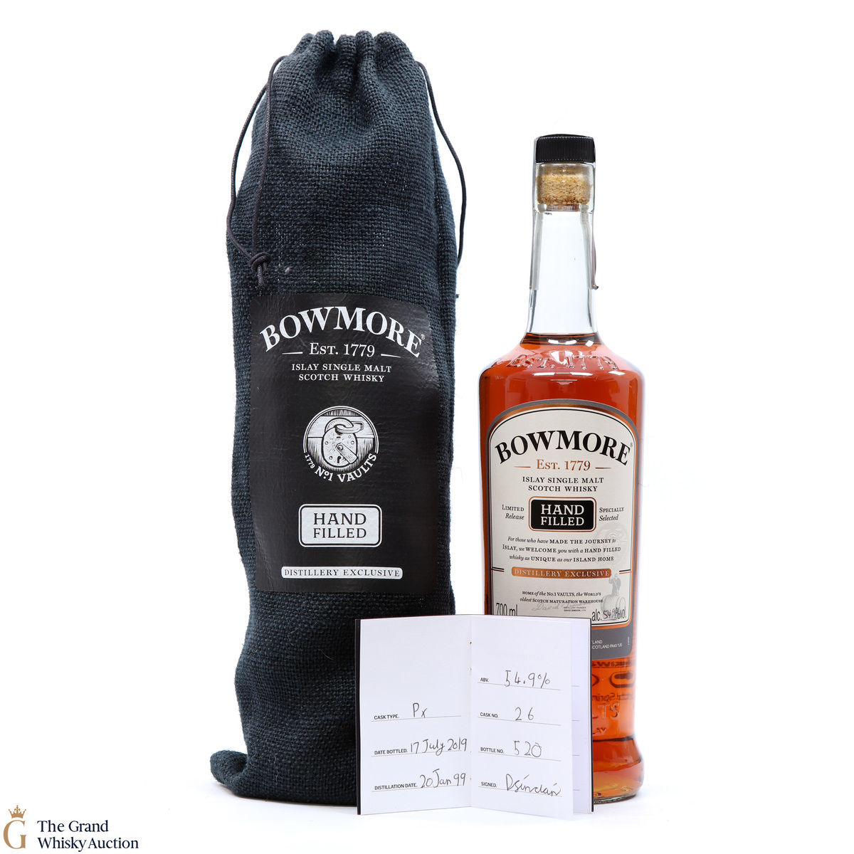 Bowmore - 20 Year Old - 2019 Hand Fill - PX Cask #26