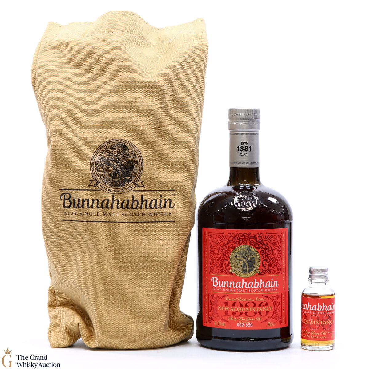 Bunnahabhain - 34 Year Old 1986 - New Acquaintance 2021 (& 3cl sample)