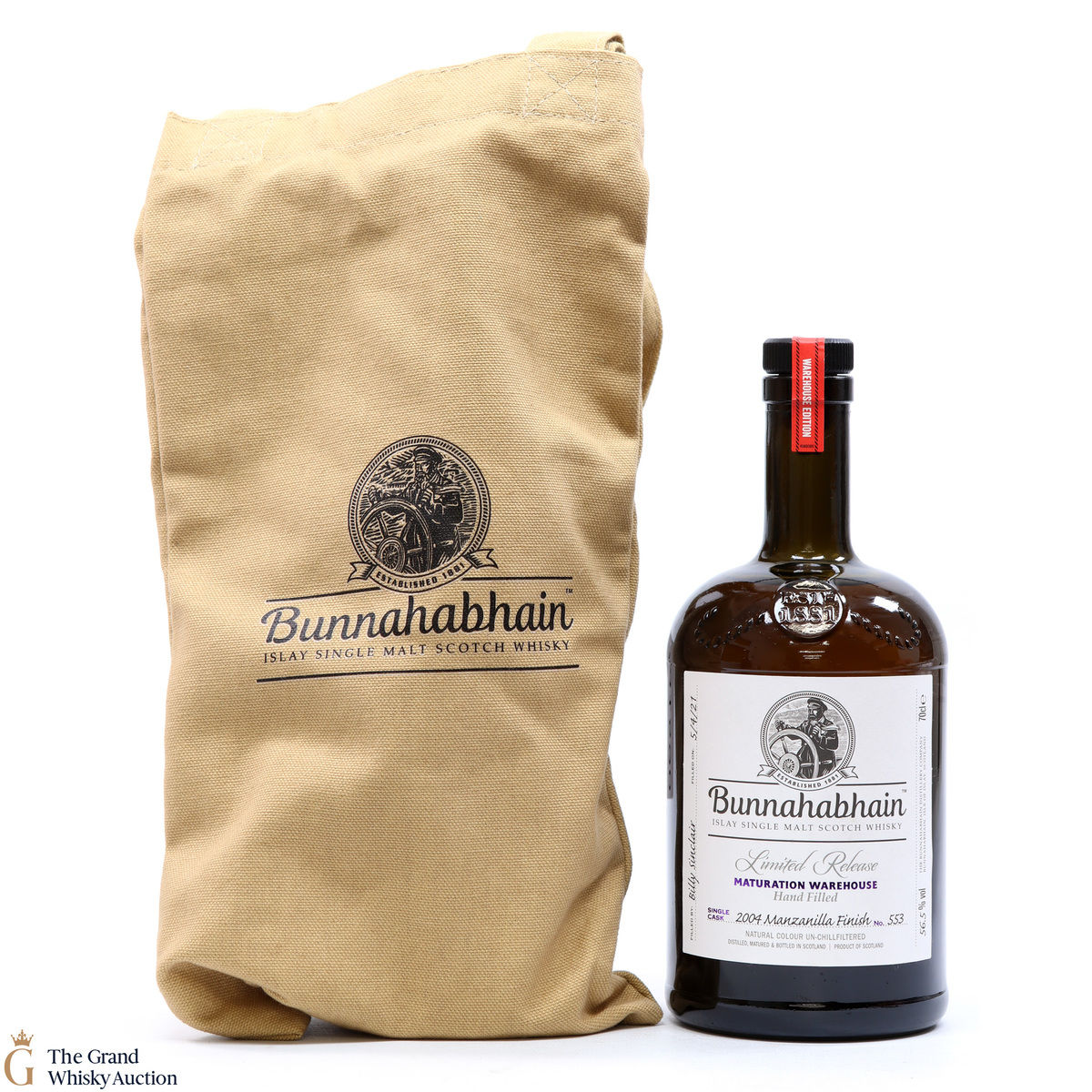 Bunnahabhain - 2004 Manzanilla Finish #553 - Hand Fill