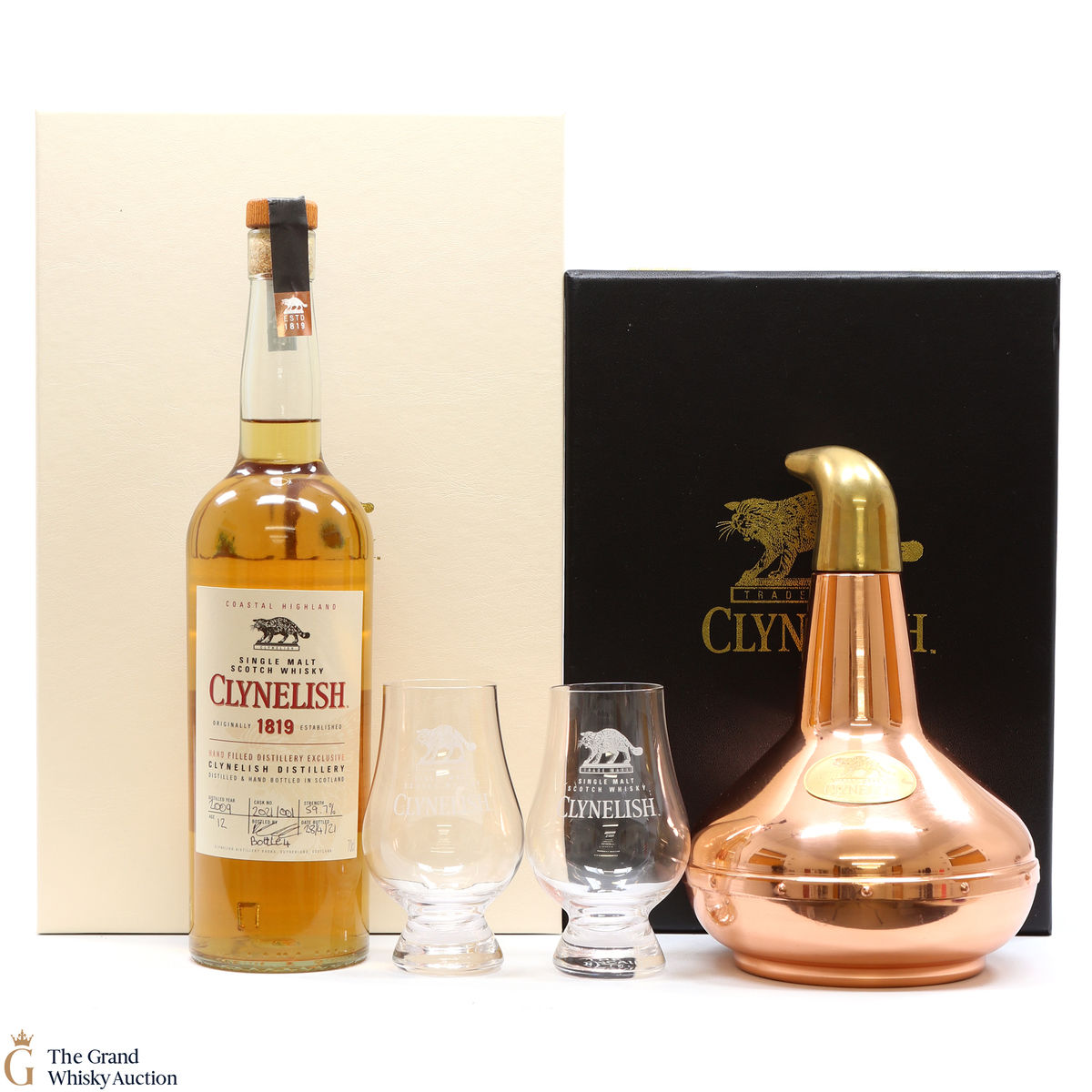Clynelish - 12 Year Old 2009 - Hand Filled 2021 Glass Set & Still Decanter