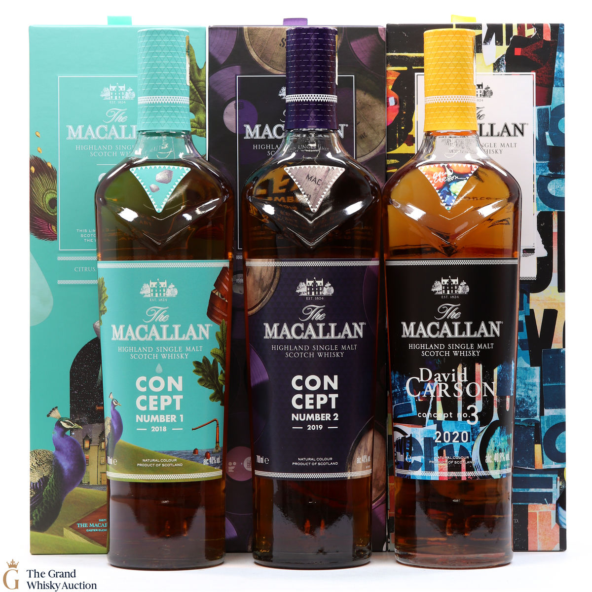Macallan - Concept No.1, No.2 + No.3 (3 x 70cl)