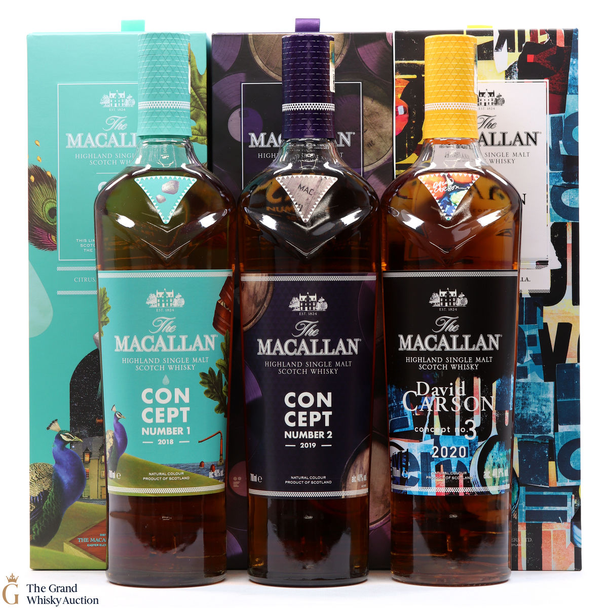 Macallan - Concept No.1, No.2 + No.3 (3 x 70cl)