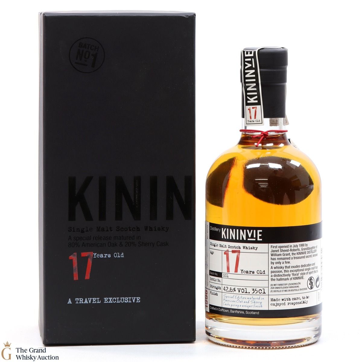 Kininvie - 17 Year Old - Batch #001-  35cl