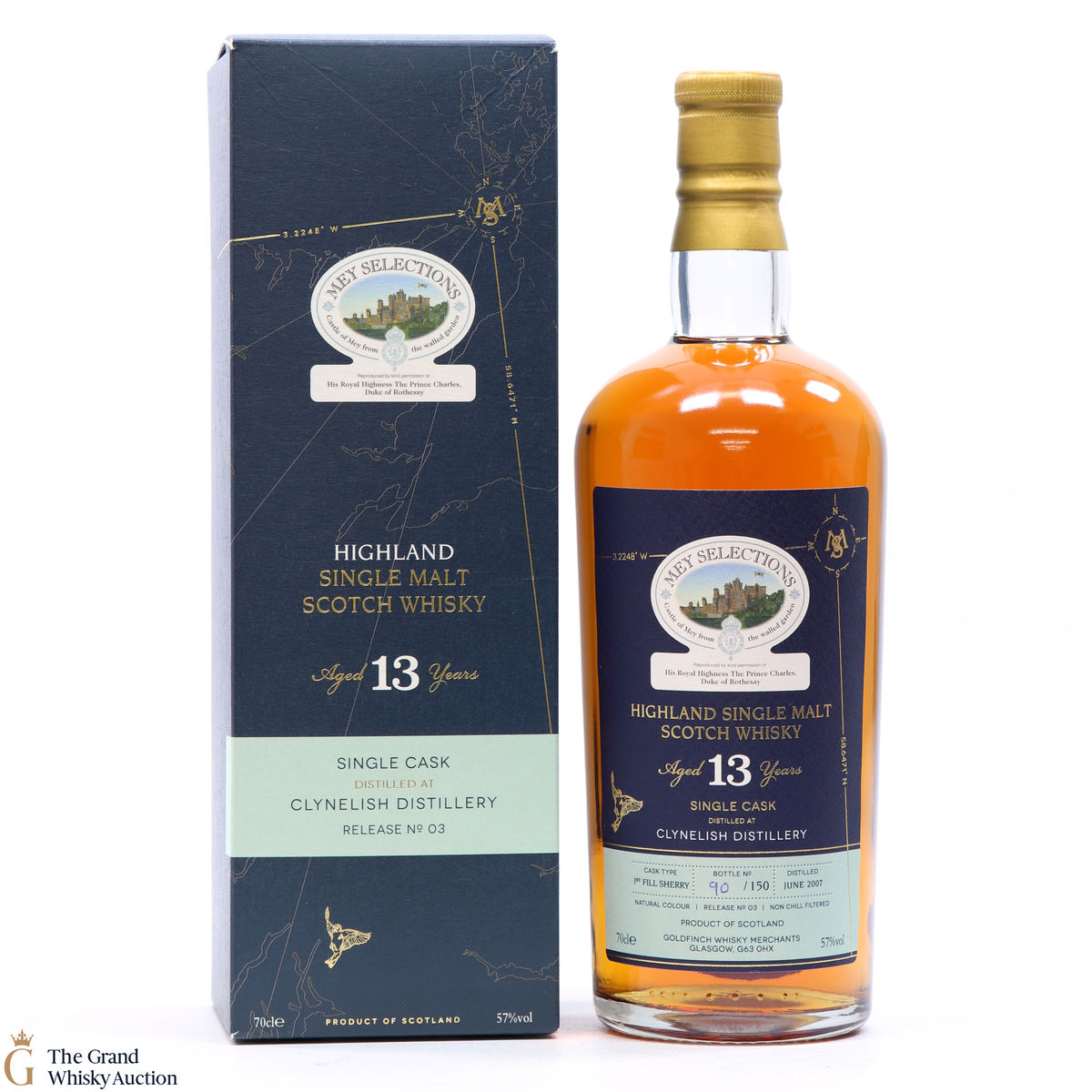 Clynelish - 13 Year Old - Mey Selections No.3 - Goldfinch
