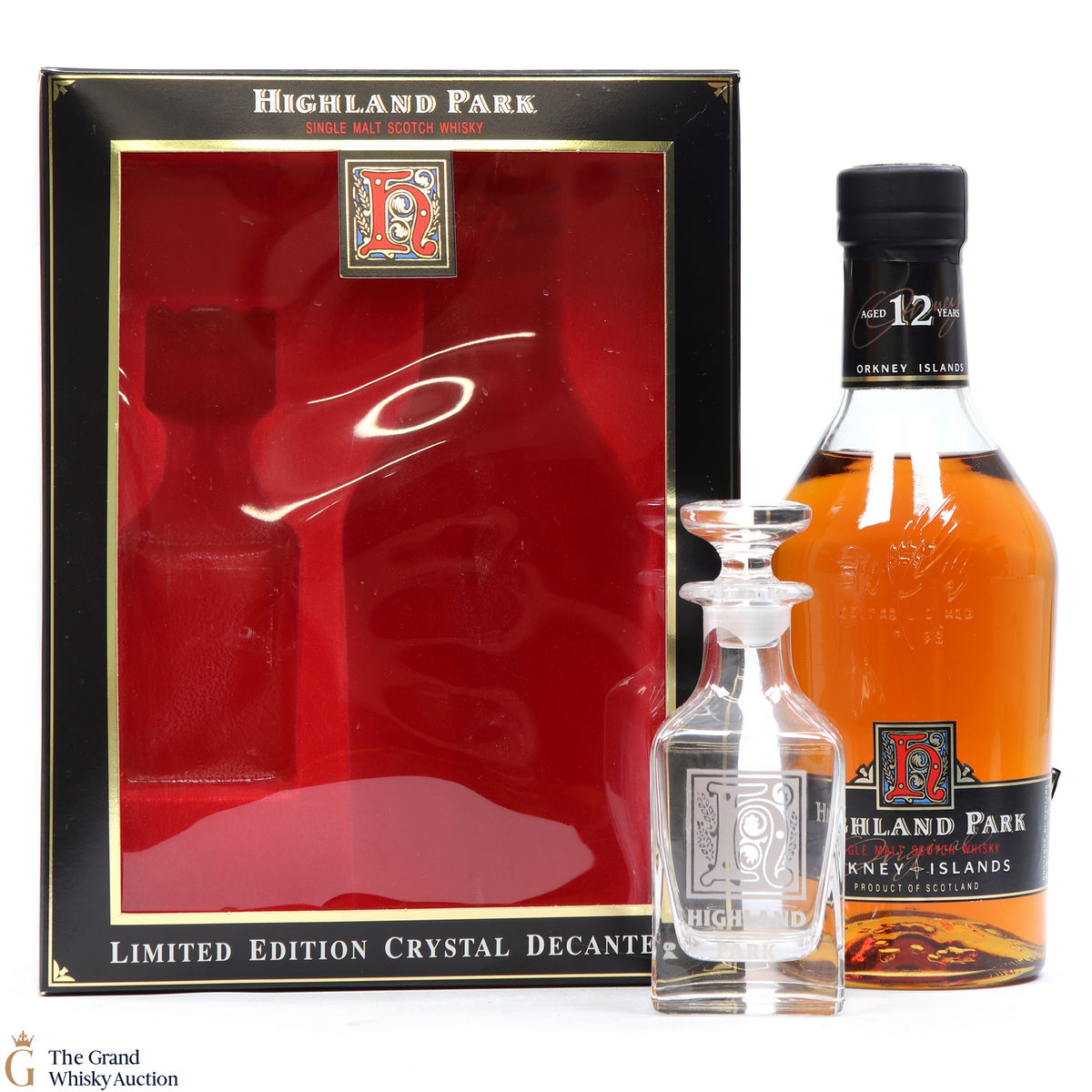 Highland Park - 12 Year Old (1990s) Decanter Gift Set