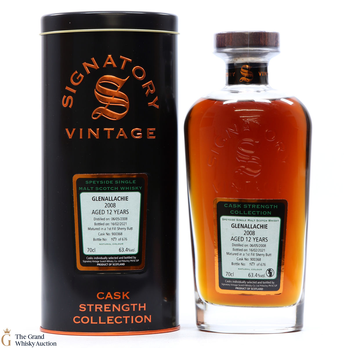 Glenallachie - 12 Year 2008 - Signatory #900368