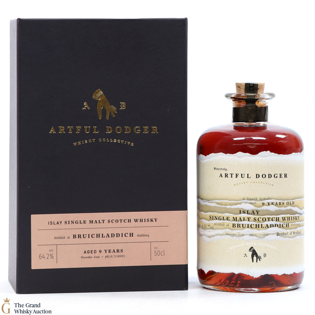 Bruichladdich - 9 Year Old - Artful Dodger Rivesaltes Cask #R18/324