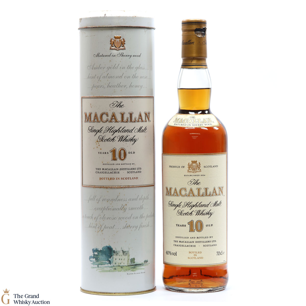 Macallan - 10 Year Old - Tin (1990's)