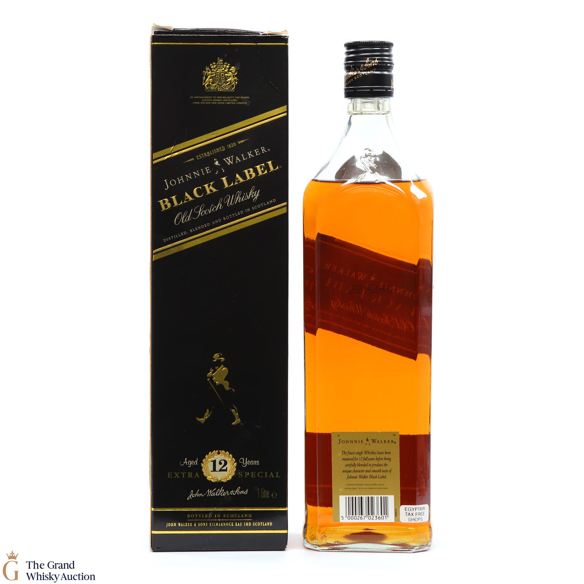 Johnnie Walker - 12 Year Old-  Black Label 1L