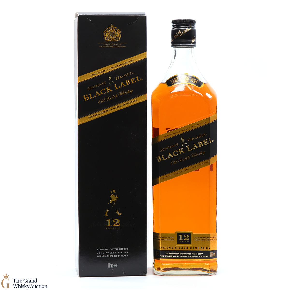 Johnnie Walker - 12 Year Old-  Black Label 1L