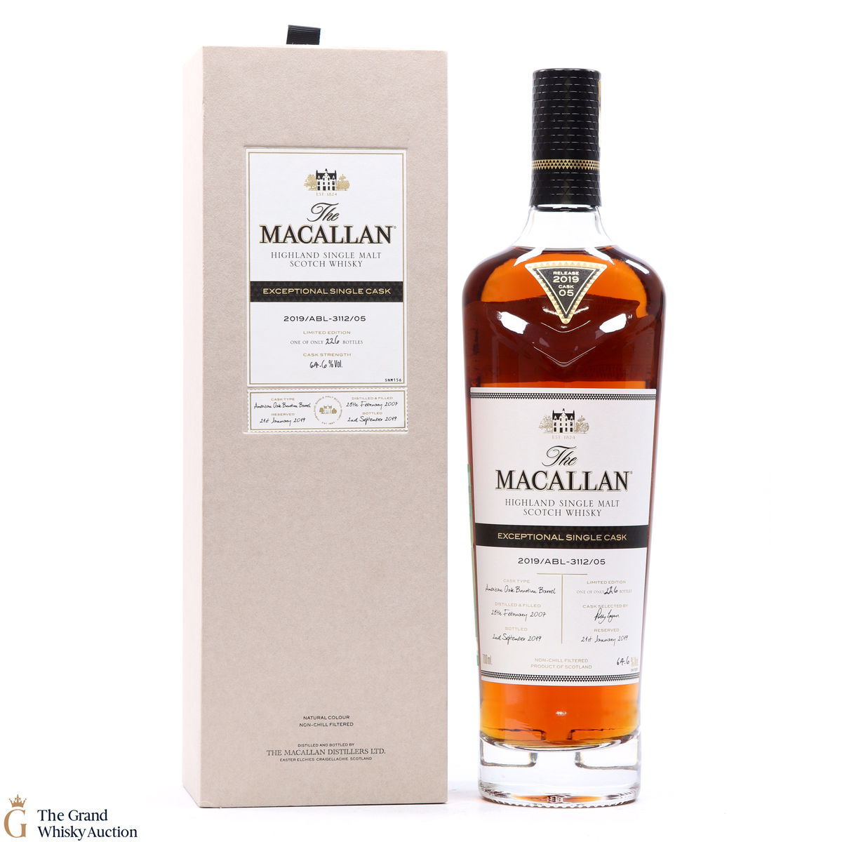 Macallan - 2007 Exceptional Cask #3112-05 - 2019 Release
