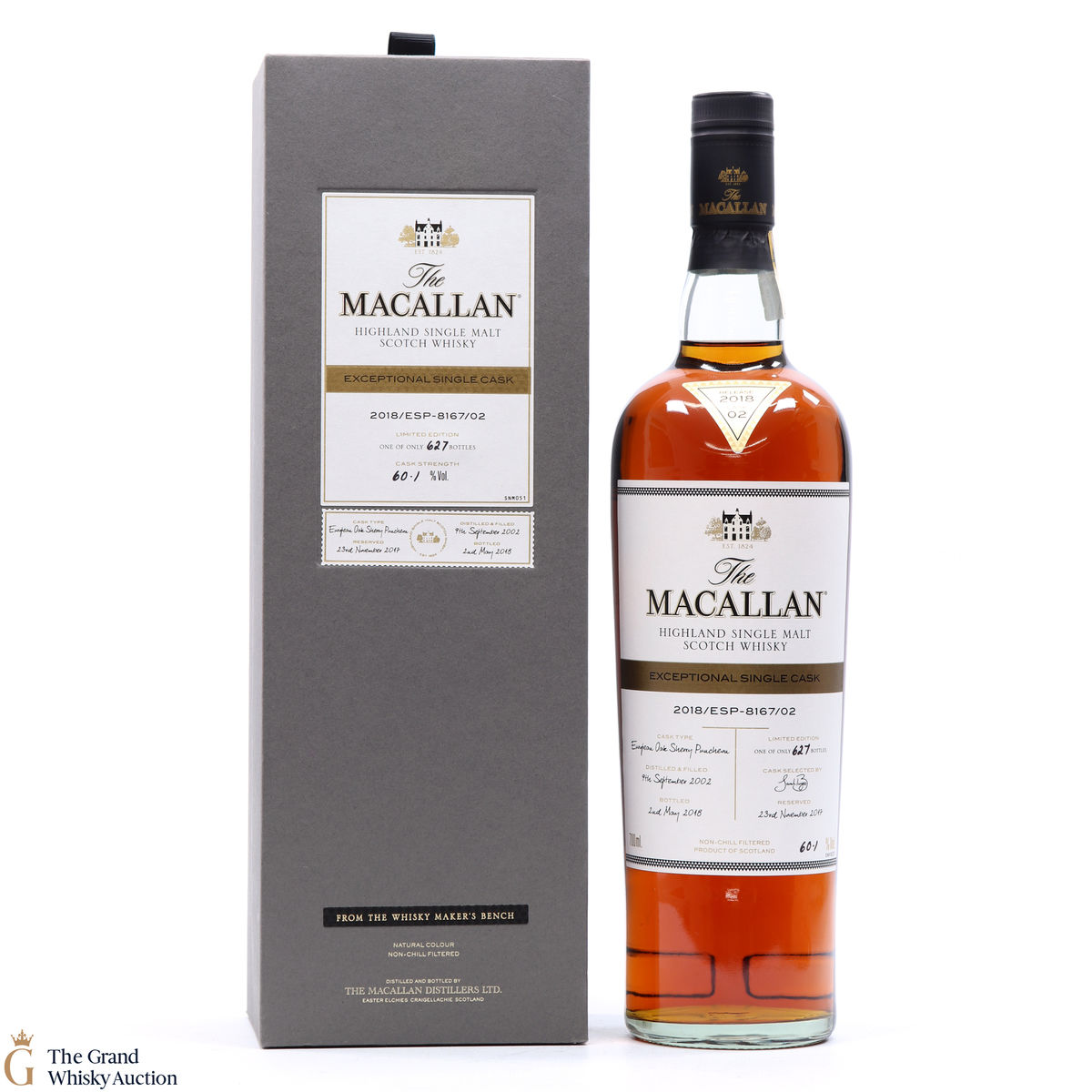 Macallan - 2002 Exceptional Cask #8167-02 / 2018 Release