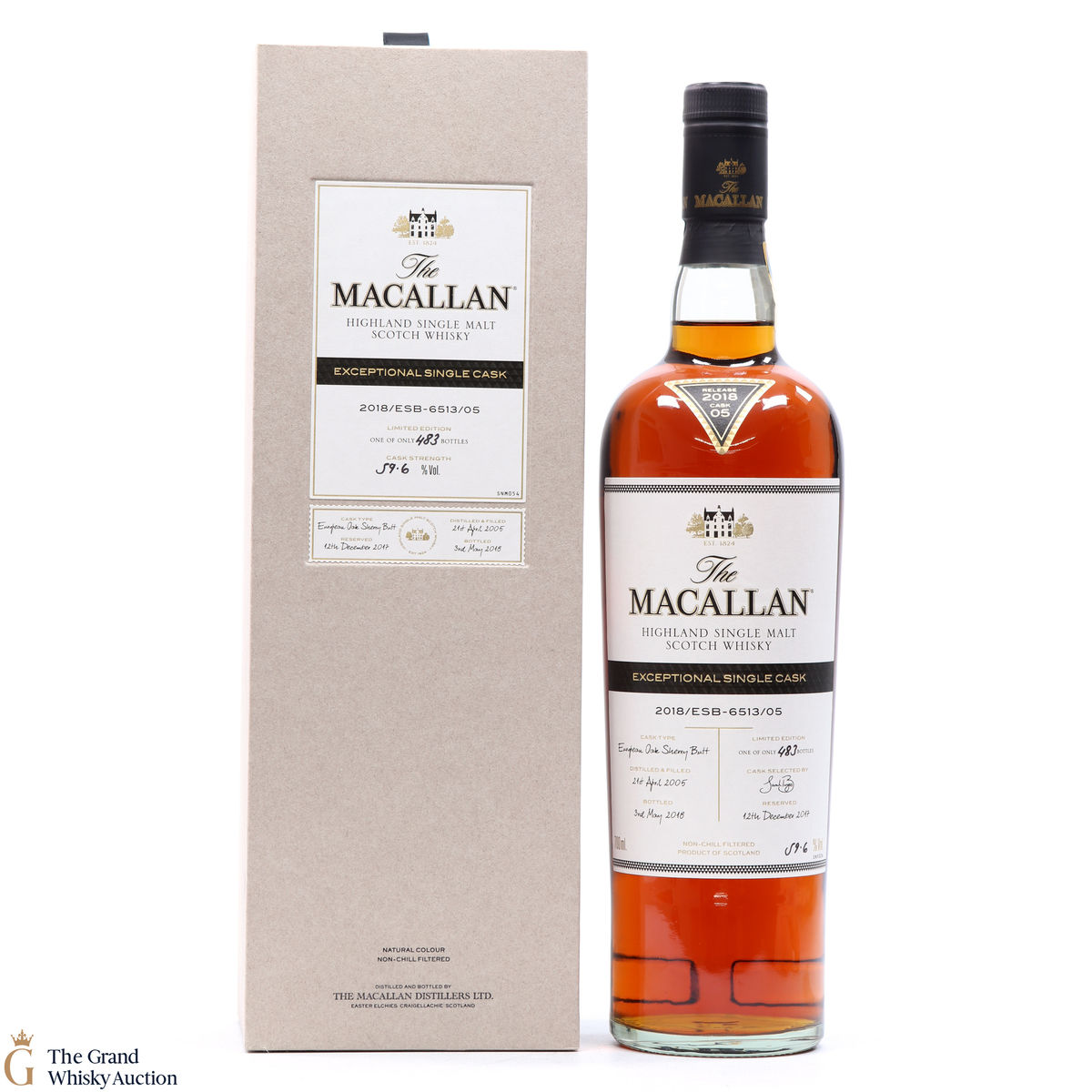 Macallan - 2005 Exceptional Cask #6513-05 2018 Release 