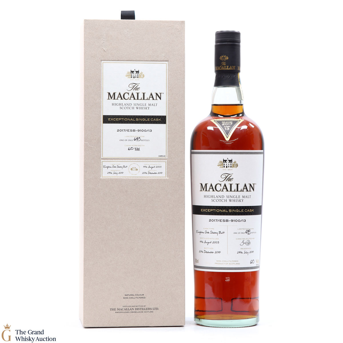 Macallan - 2003 Exceptional Cask #9100-13 2017 Release