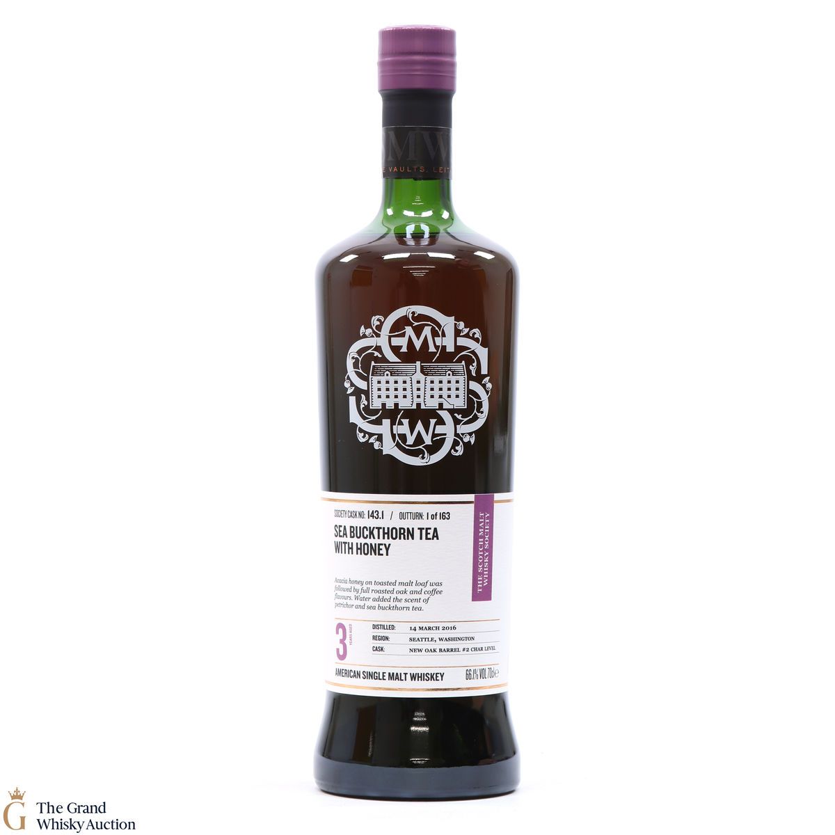 Copperworks Distilling - 3 Year Old SMWS 143.1 Sea Buckthorn Tea with Honey