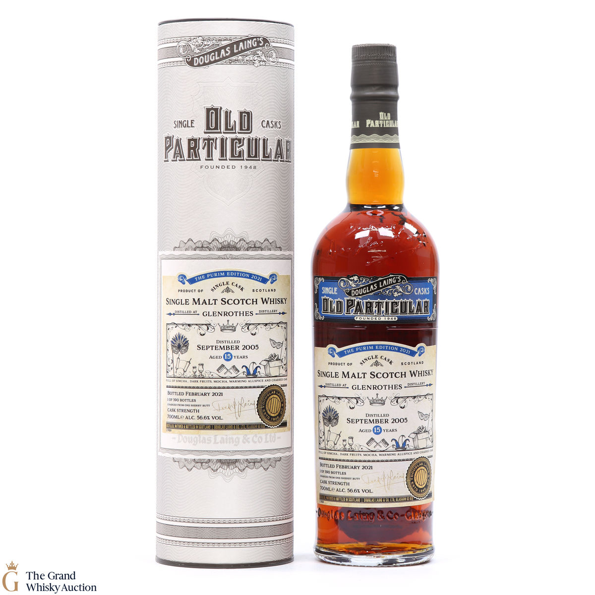 Glenrothes -15 Year Old 2005 - Old Particular - The Purim Edition 2021