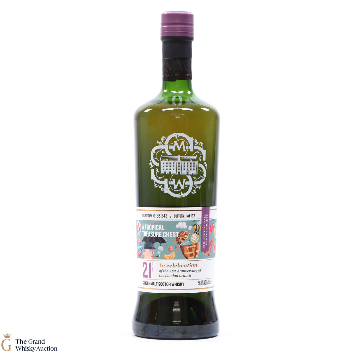 Glen Moray - 21 Year Old SMWS 35.243 - 21st Anniversary London Branch