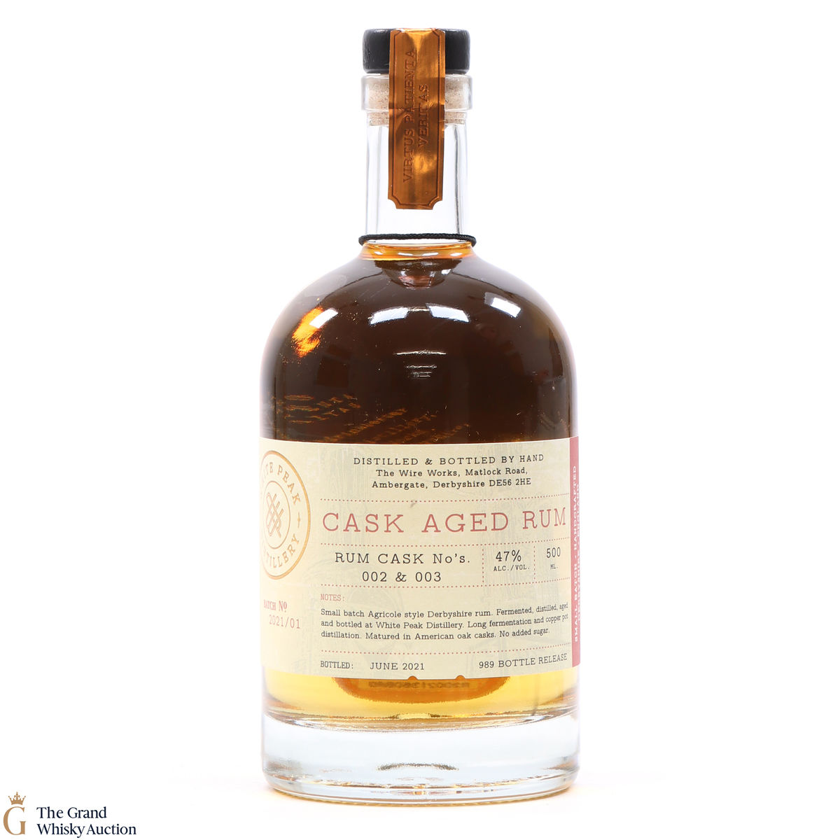 White Peak - Cask Aged Rum 50cl Batch 2021/01