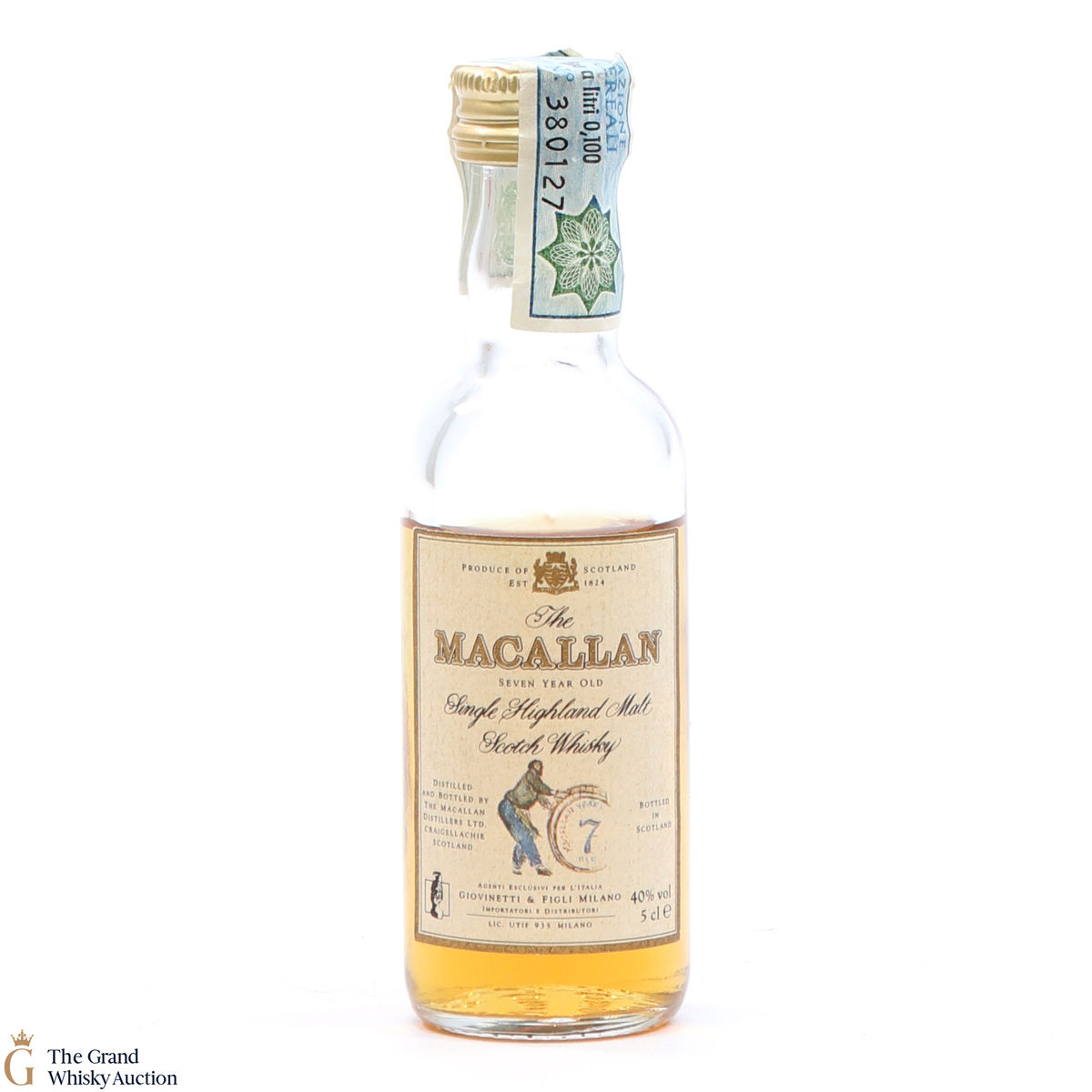 Macallan - 7 Year Old - Giovinetti Selection 1990s (5cl)