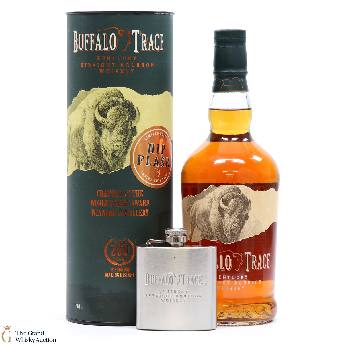 Buffalo Trace - Kentucky Bourbon & Hip Flask