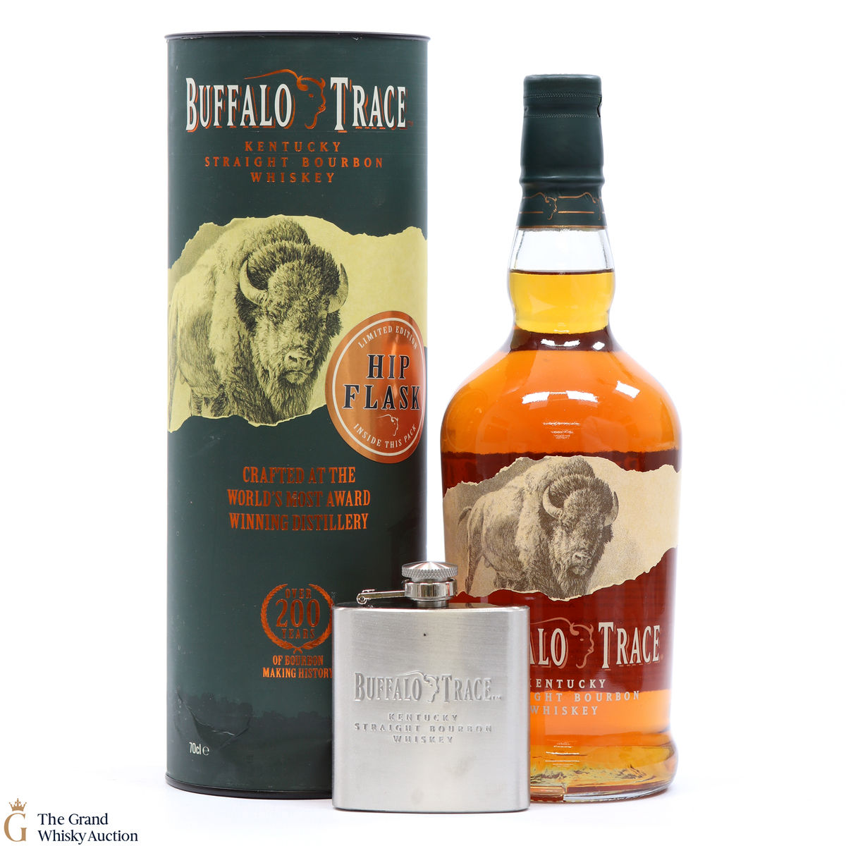 Buffalo Trace - Kentucky Bourbon & Hip Flask