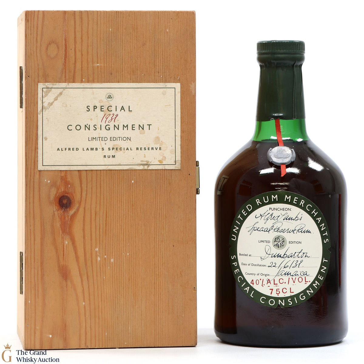 United Rum Merchants - Special Reserve 1939 - Alfred Lamb