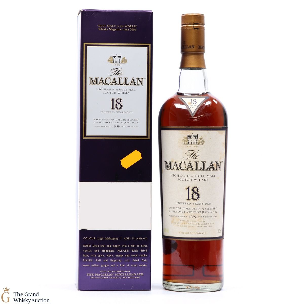 Macallan - 18 Year Old - Sherry Oak (1989)
