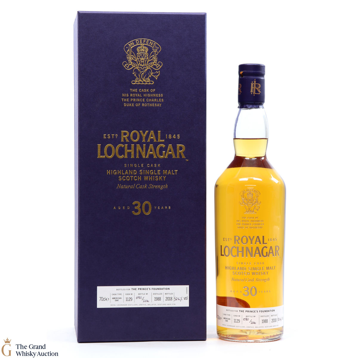 Royal Lochnagar - 30 Year Old 1988 Single Cask - The Prince's Foundation