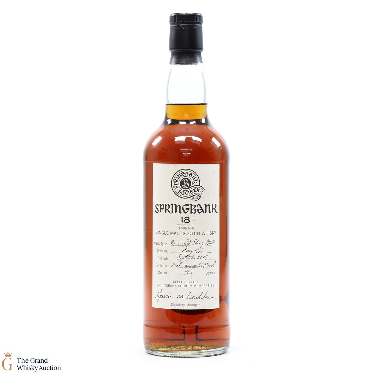 Springbank - 18 Year Old 1997 - Re-charred Sherry Butt 2015
