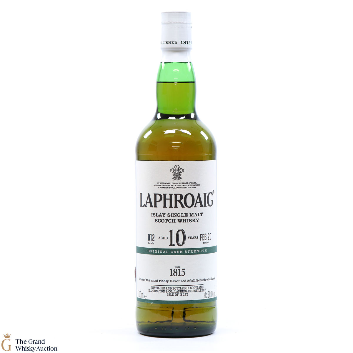 Laphroaig - 10 Year Old - Original Cask Strength Batch #012