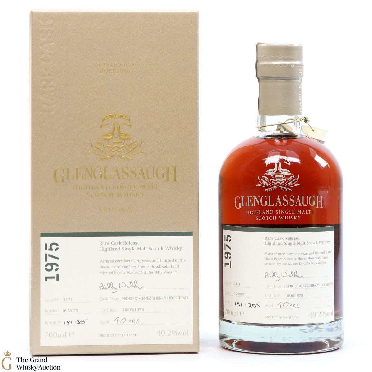 Glenglassaugh - 40 Year Old 1975 Single PX Cask #3171