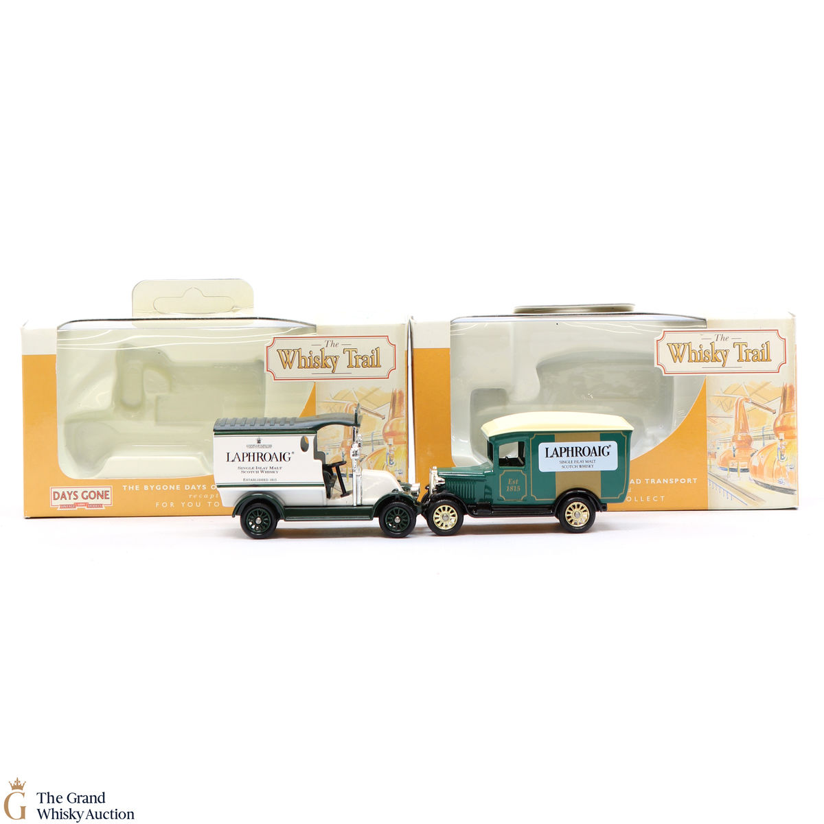 Laphroaig - The Whisky Trail Model Van x 2