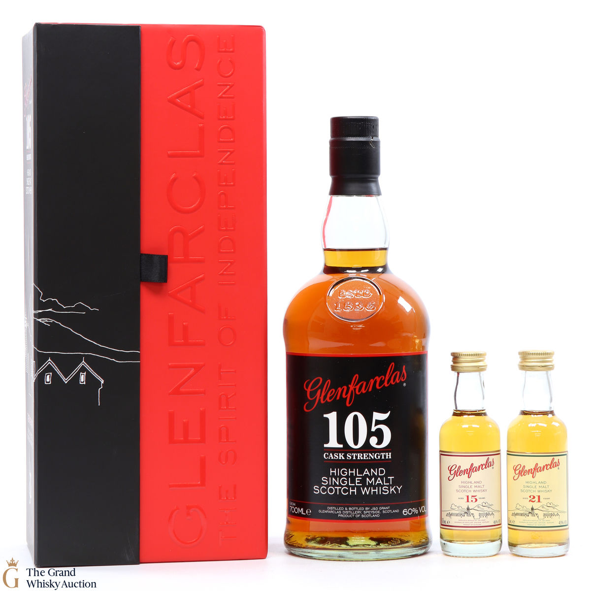 Glenfarclas - 105 Tasting Pack - 70cl + 2x5cl