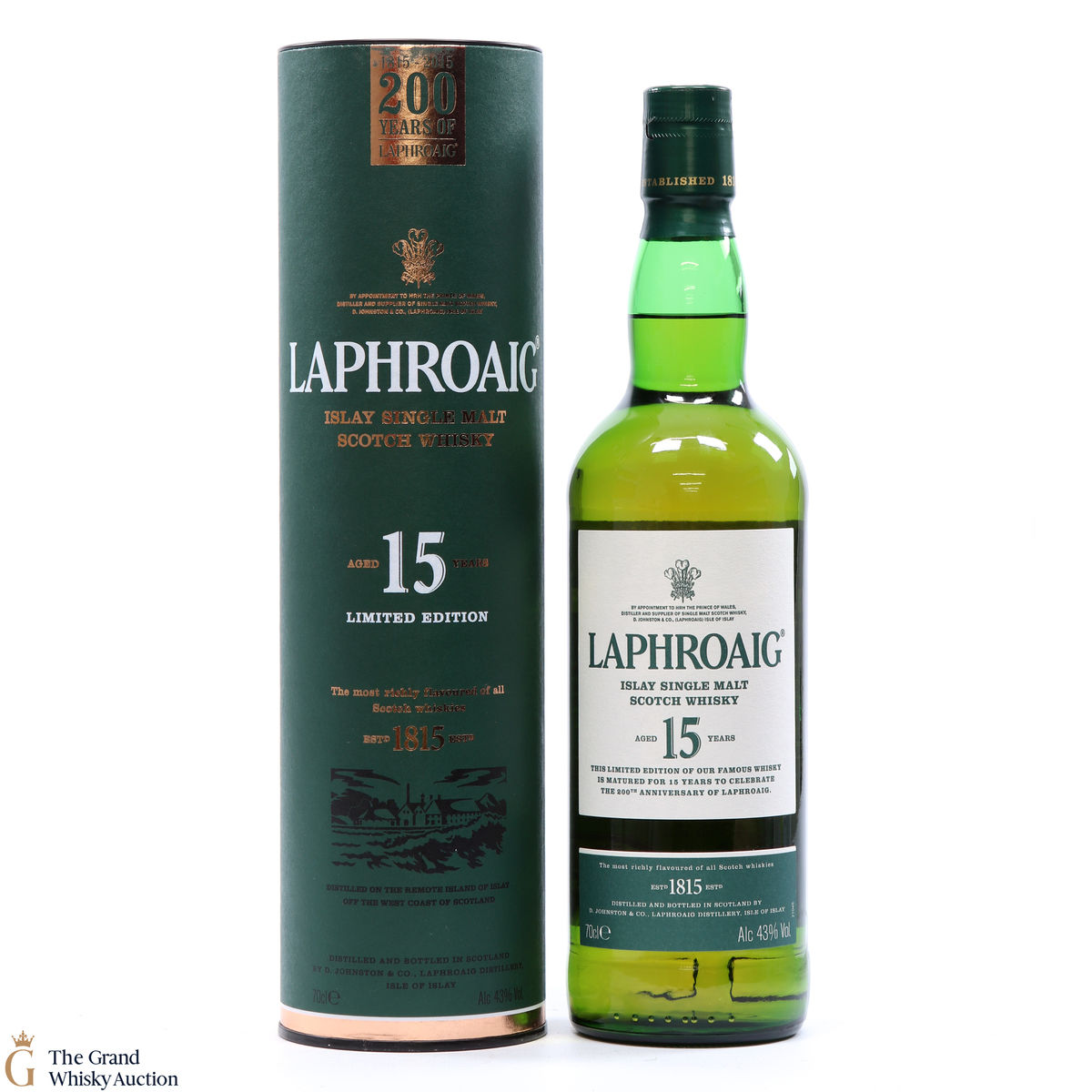 Laphroaig - 15 Year Old - 200th Anniversary Limited Edition