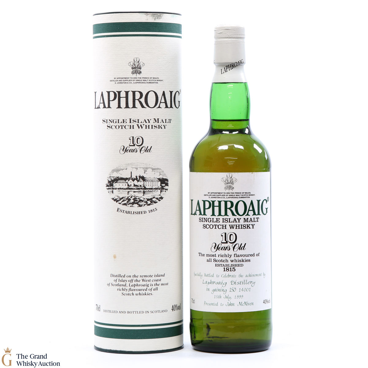 Laphroaig - 10 Year Old - ISO 14001 