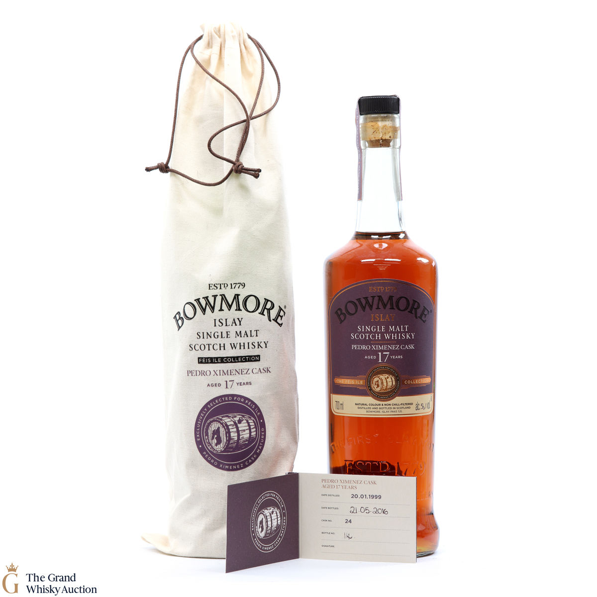 Bowmore - 17 Year Old  - 1999 Hand Filled PX Cask #24 - Fèis Ìle 2016