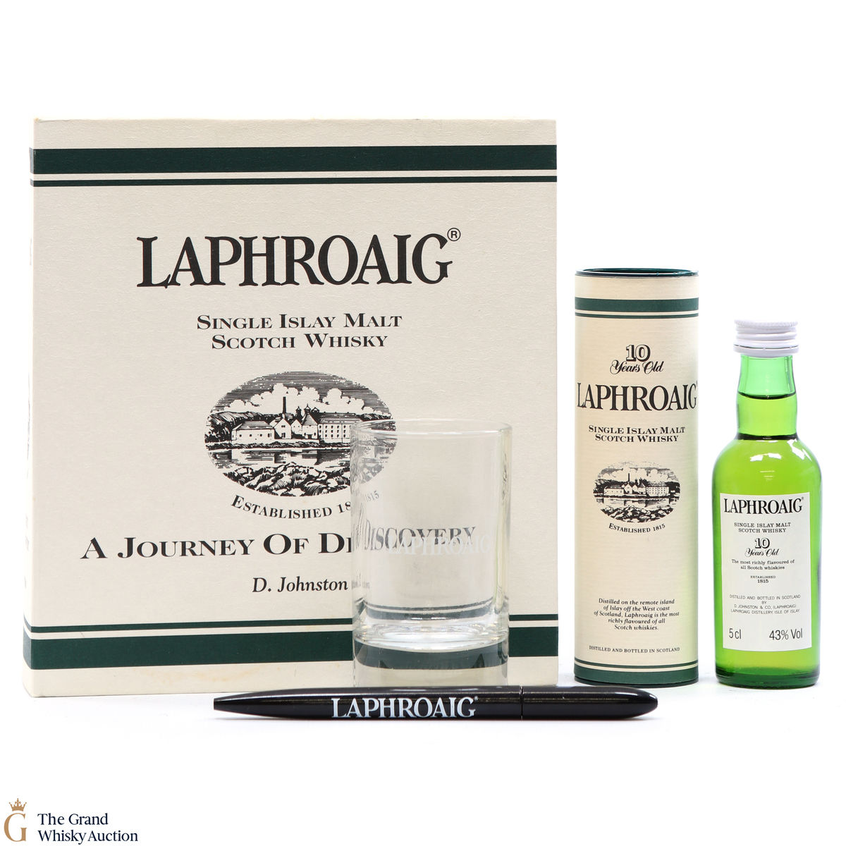 Laphroaig - 10 Year Old - Pre Royal Warrant 5cl Gift Pack