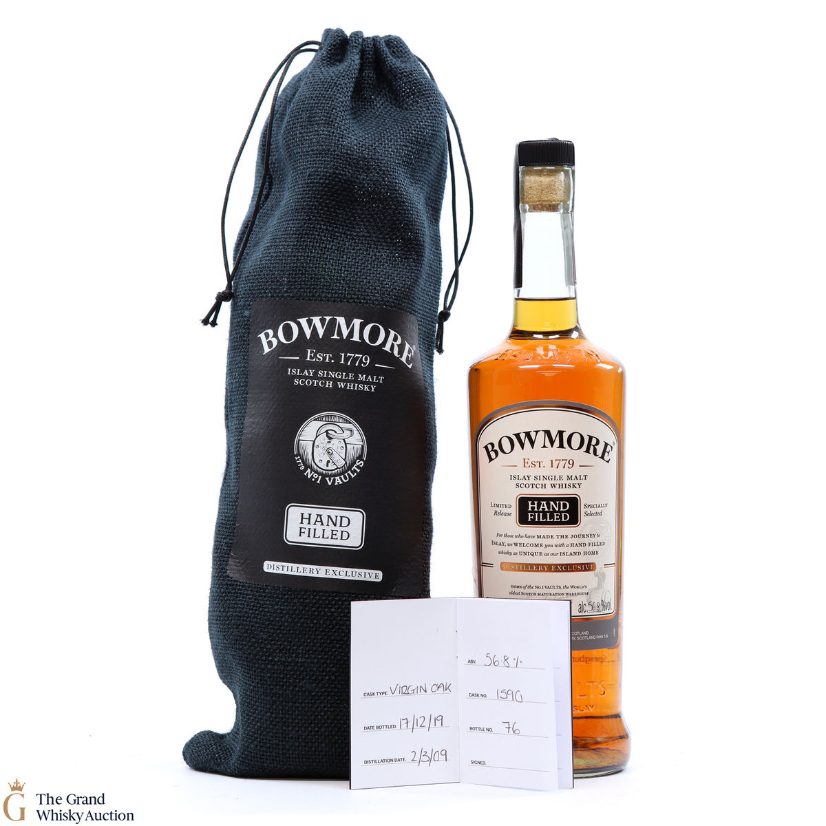 Bowmore - 10 Year Old - 2019 Hand Fill - Virgin Oak #1590