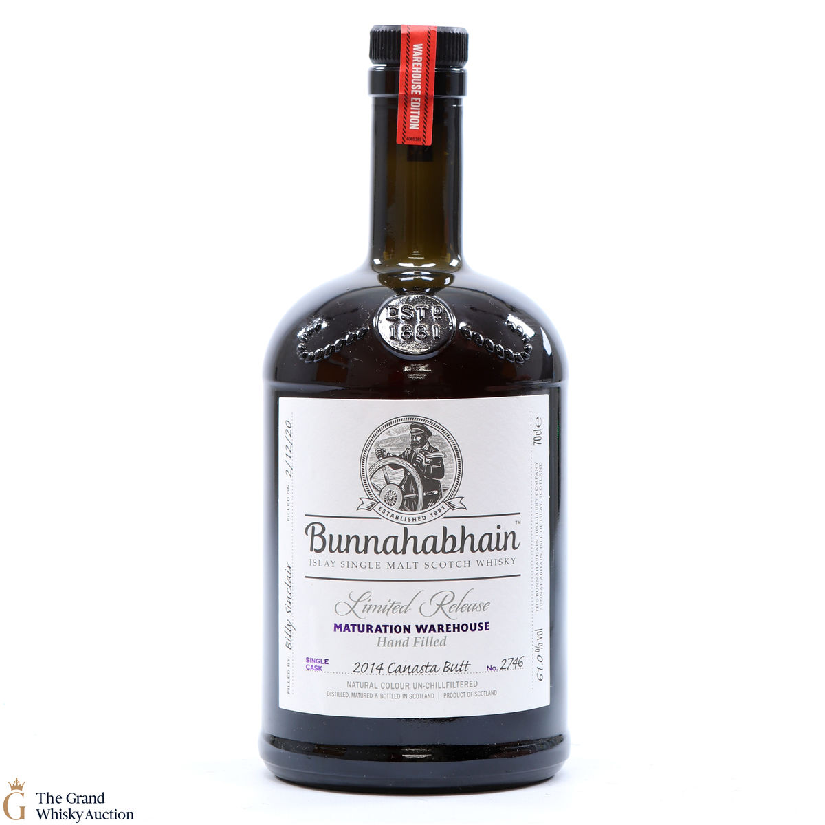 Bunnahabhain - 2014 Canasta Butt #2746 Hand Fill 