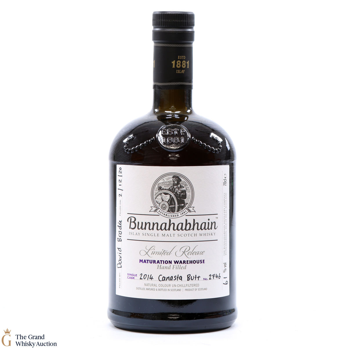 Bunnahabhain - 2014 Canasta Butt #2746 Hand Fill 