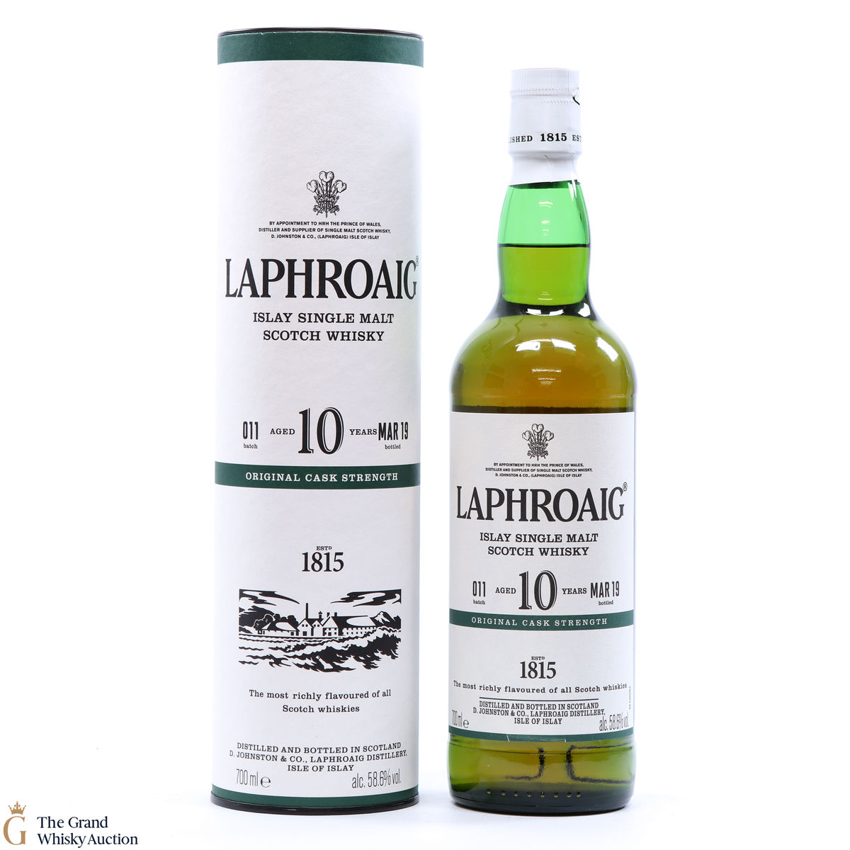 Laphroaig - 10 Year Old - Original Cask Strength Batch #011