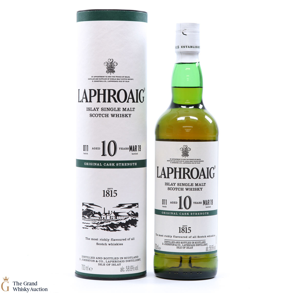 Laphroaig - 10 Year Old - Original Cask Strength Batch #011