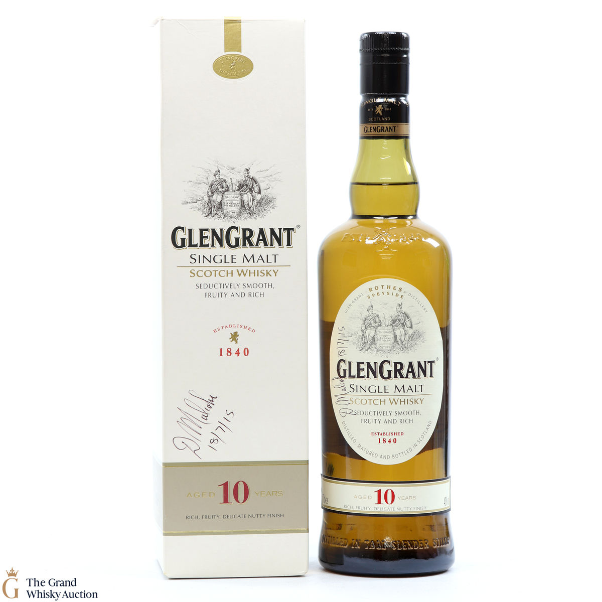 Glen Grant - 10 Year Old (SIGNED)