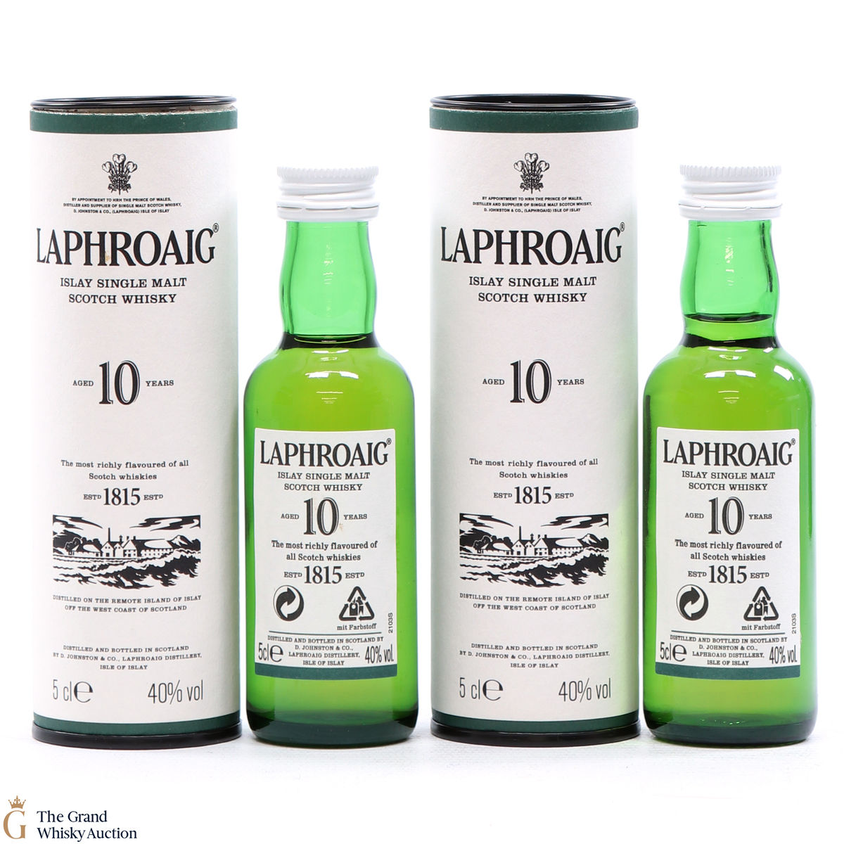 Laphroaig - 10 Year Old 5cl x 2