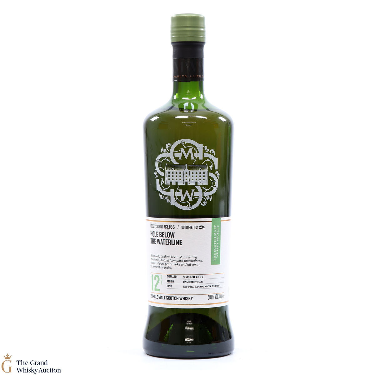 Glen Scotia - 12 Year Old 2009 - SMWS 93.166 - Hole Below The Waterline